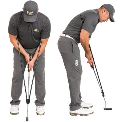 (1a) True Pendulum Motion (TPM) Golf Putting Trainer