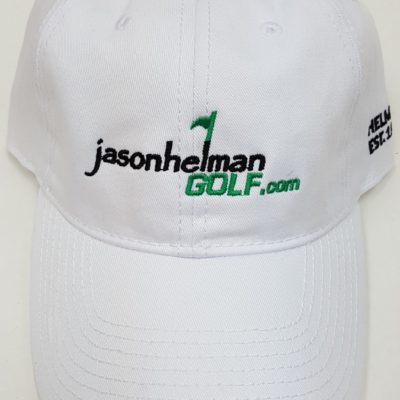 Jason Helman Golf 1a Dad Hat (white)