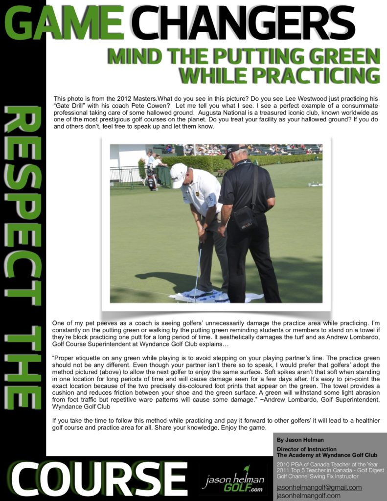 Game Changers - Mind the Putting Green with Jason Helman